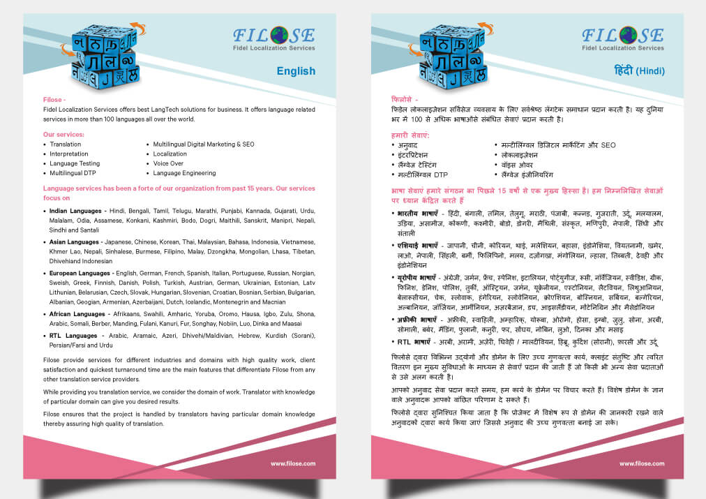 English to Hindi business translation